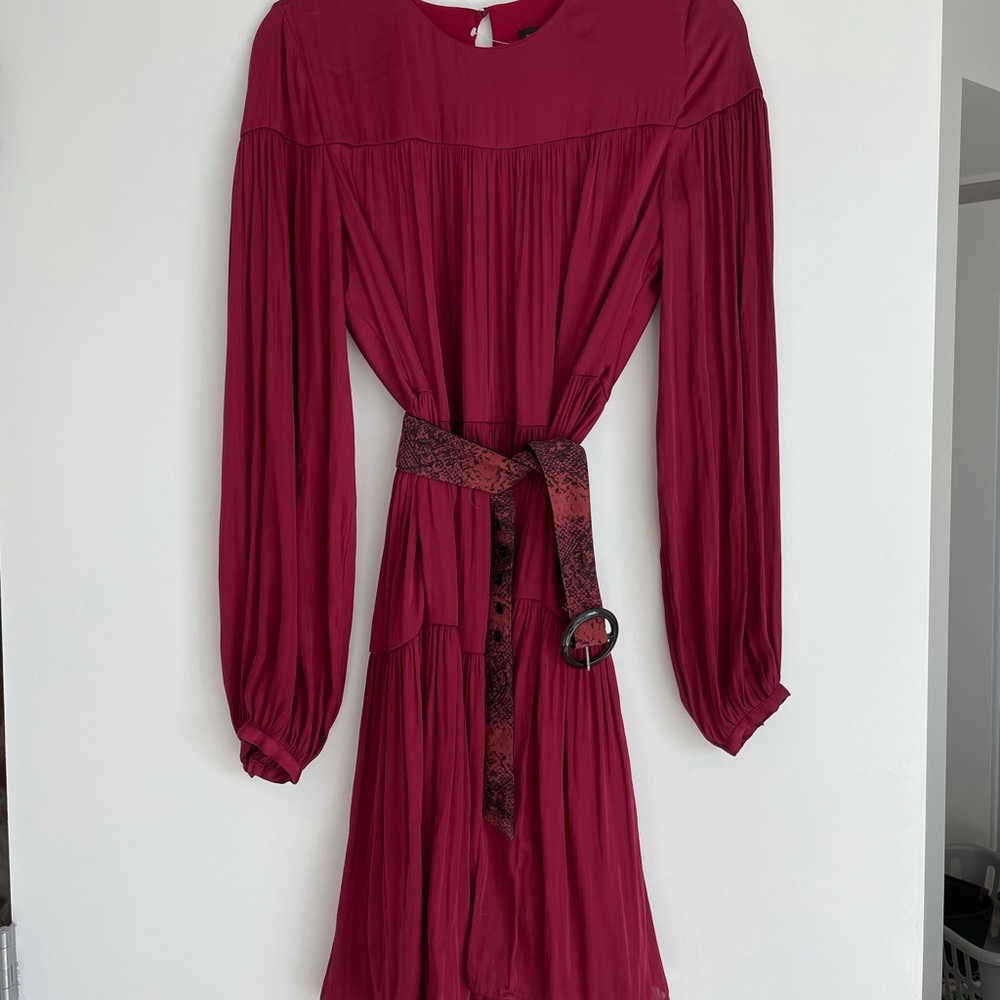 Beautiful red satin dress